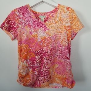 Caribbean Joe Maternity V-neck Tee